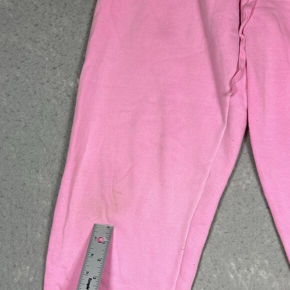 Aviator Nation 5 Stripe Sweatpants Women’s Small Neon Pink Joggers Embroidered - Picture 3 of 14